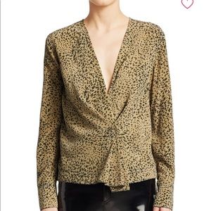 NWOT Rag & Bone Leopard Blouse